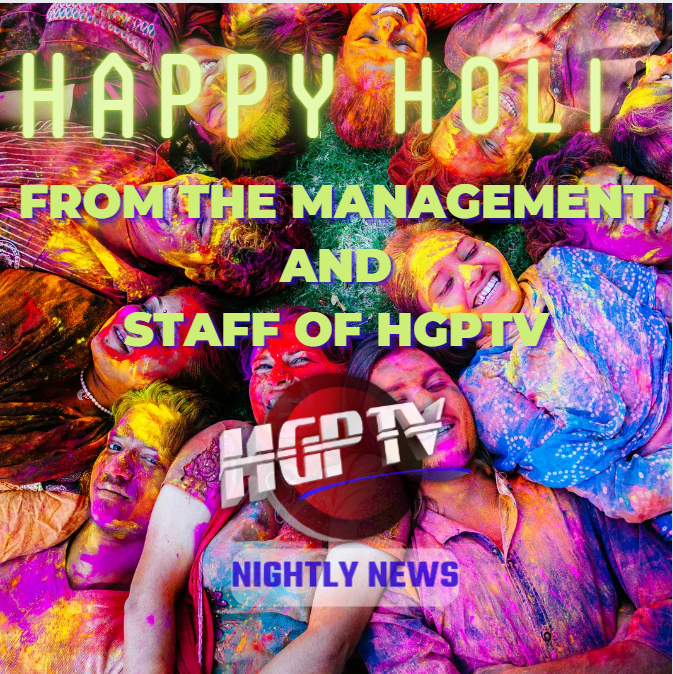 Happy Holi To All Our Viewers And Customers HGPTV Guyana S Nightly