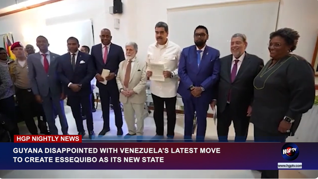 GUYANA DISAPPOINTED WITH VENEZUELAS LATEST MOVE TO CREATE ESSEQUIBO AS