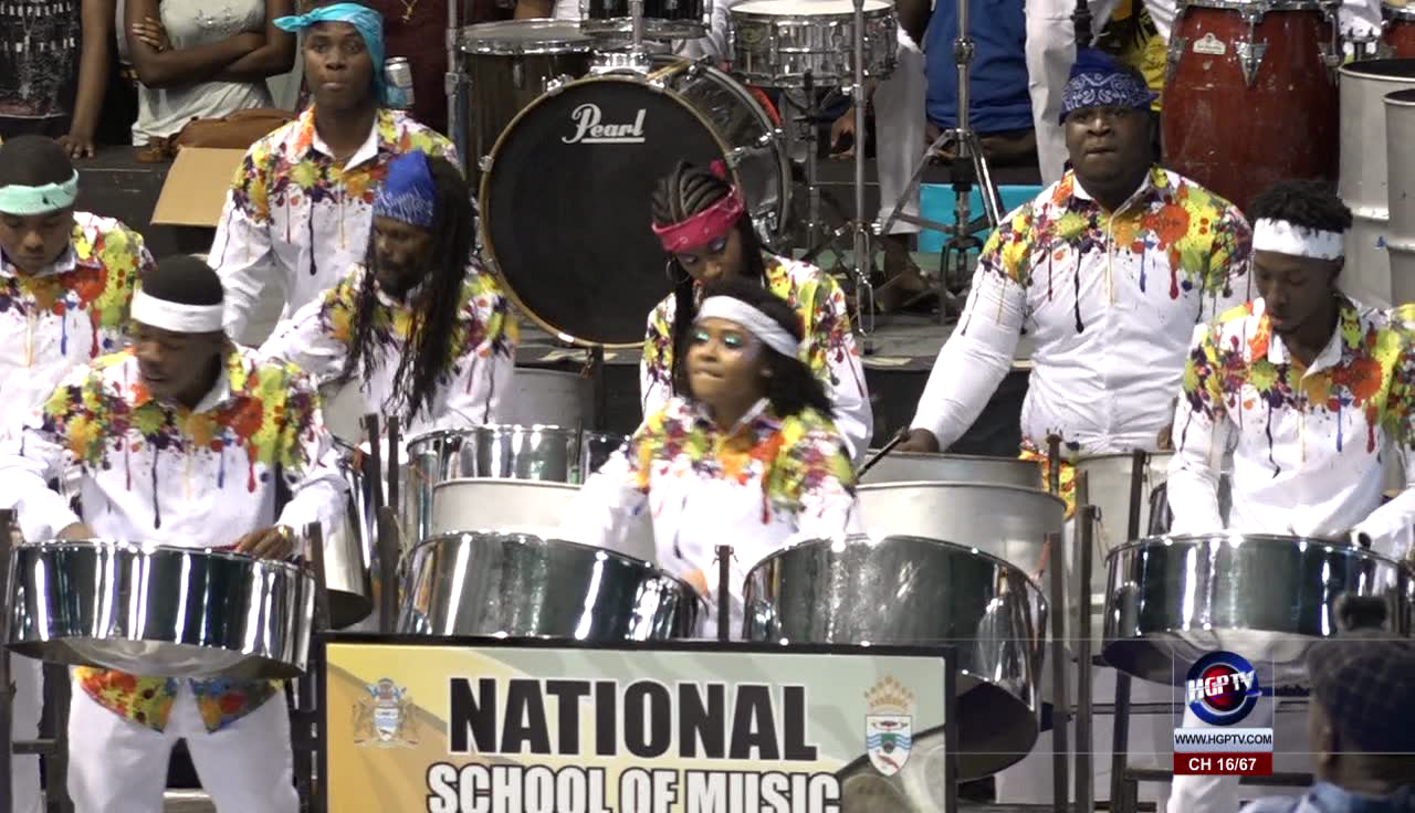 NATIONAL SCHOOL OF MUSIC WINS STEEL PAN COMPETITION HGPTV Guyana's