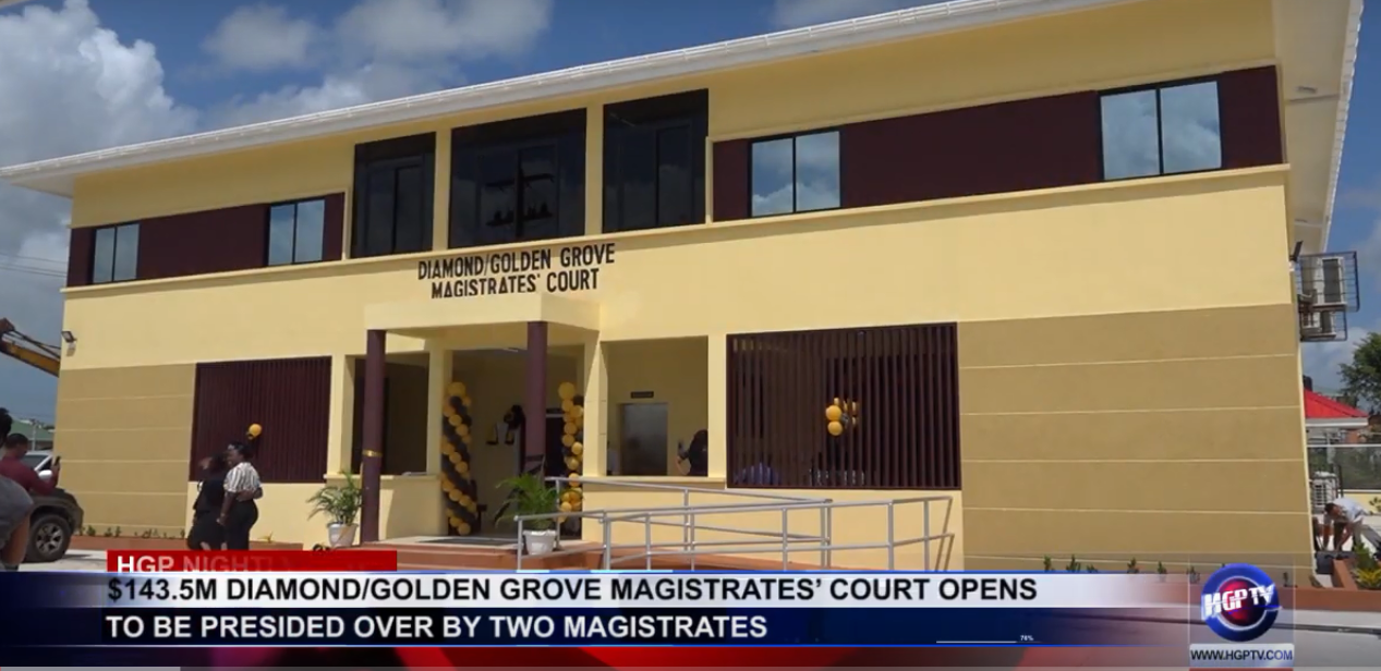 143 5M DIAMOND GOLDEN GROVE MAGISTRATES’ COURT OPENS HGP TV