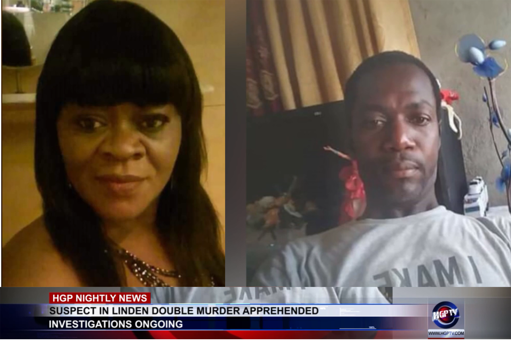 SUSPECT IN LINDEN DOUBLE MURDER APPREHENDED - HGP TV - Nightly News, Guyana