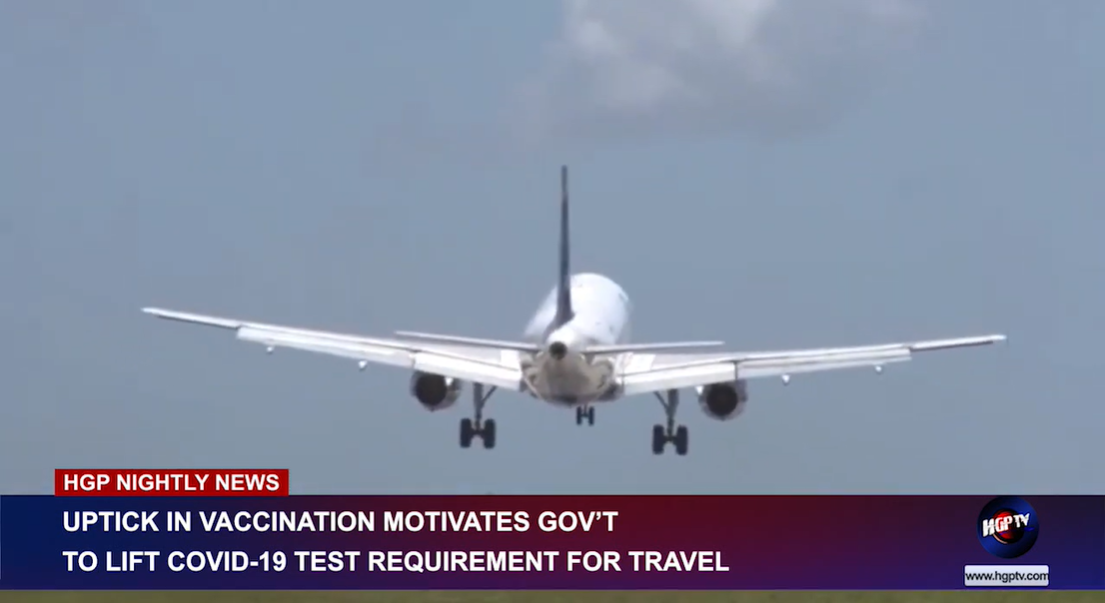 UPTICK IN VACCINATION MOTIVATES GOV’T TO LIFT COVID 19 TEST