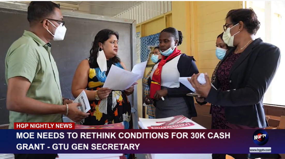 MOE NEEDS TO RETHINK CONDITIONS FOR 30K CASH GRANT GTU GENERAL