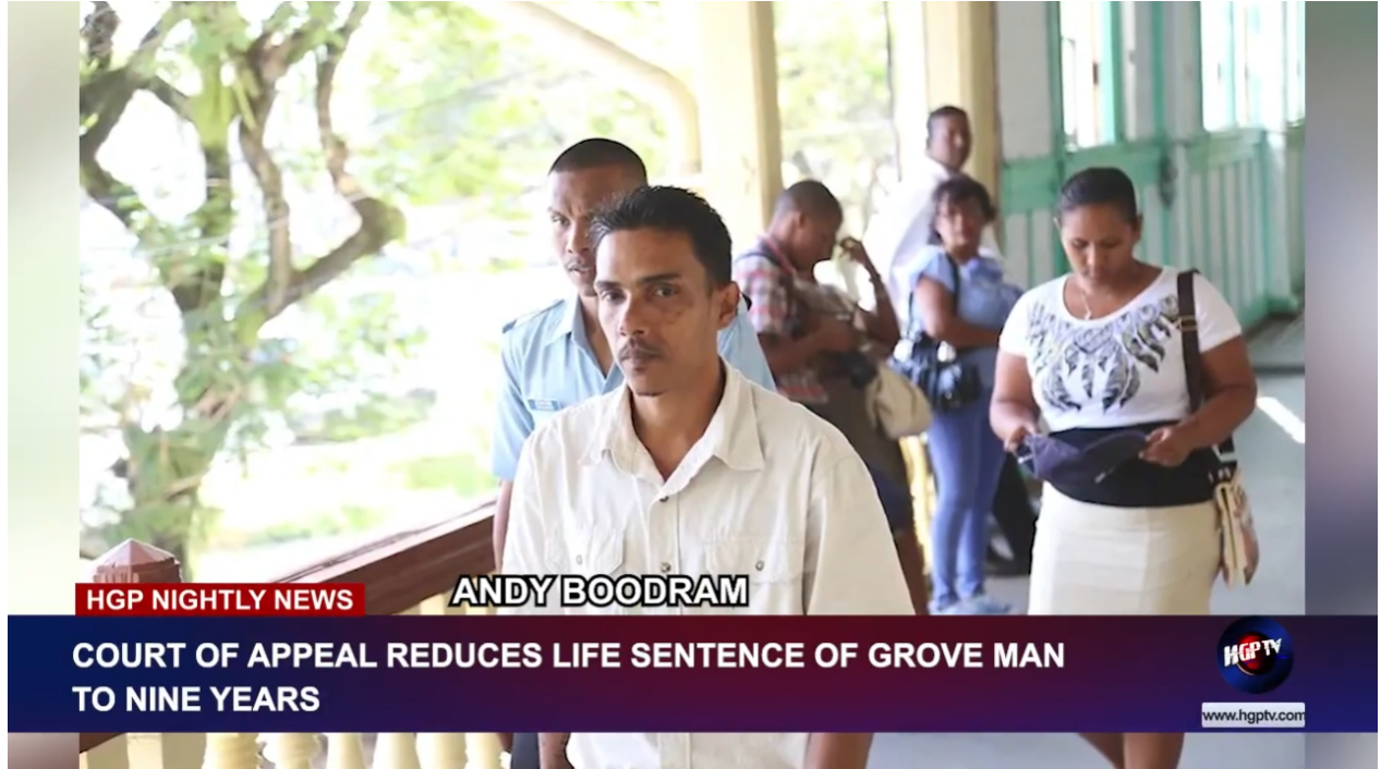 COURT OF APPEAL REDUCES LIFE SENTENCE OF GROVE MAN TO NINE YEARS HGP