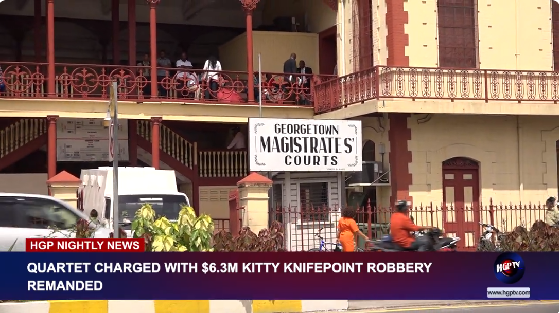 QUARTET CHARGED WITH 6.3M KITTY KNIFEPOINT ROBBERY REMANDED HGPTV