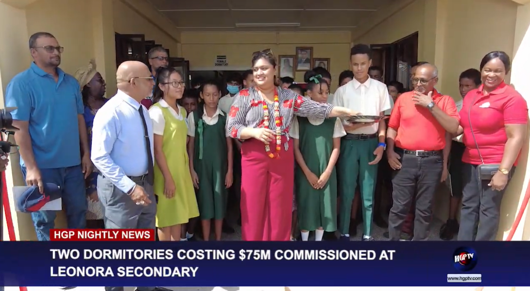 TWO DORMITORIES COSTING 75M COMMISSIONED AT LEONORA SECONDARY HGPTV
