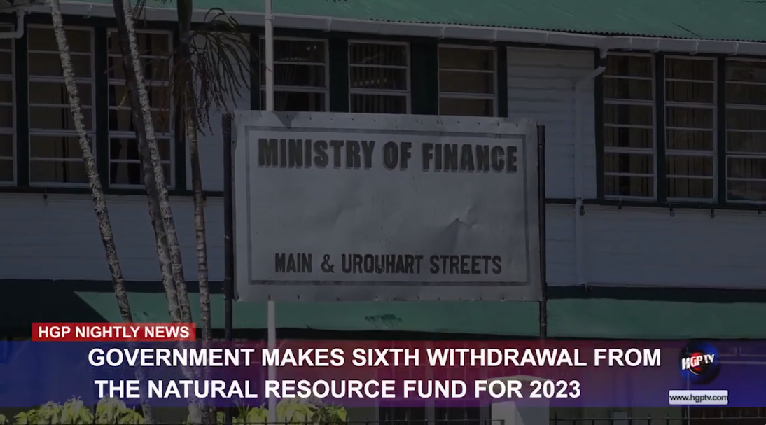 Government makes sixth withdrawal from the Natural Resource Fund for