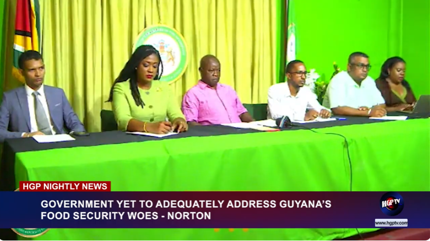 GOVERNMENT YET TO ADEQUATELY ADDRESS GUYANA’S FOOD SECURITY WOES ...