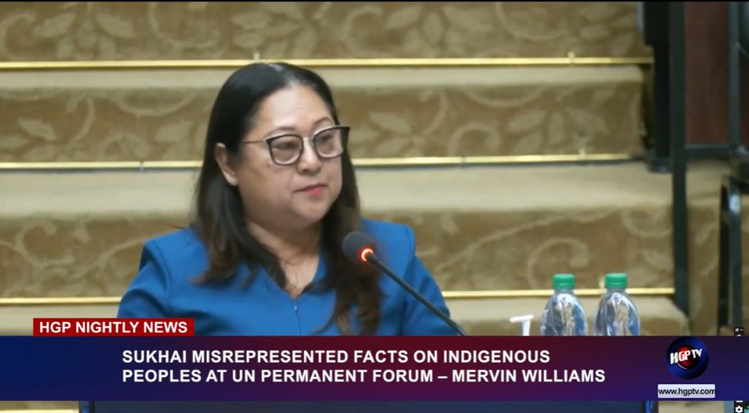 SUKHAI MISREPRESENTED FACTS ON INDIGENOUS PEOPLES AT UN PERMANENT FORUM